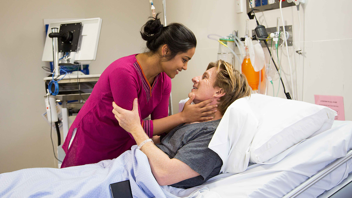 Shahana Goswami and David Wenham star in Force of Destiny. Supplied by Screen Australia.