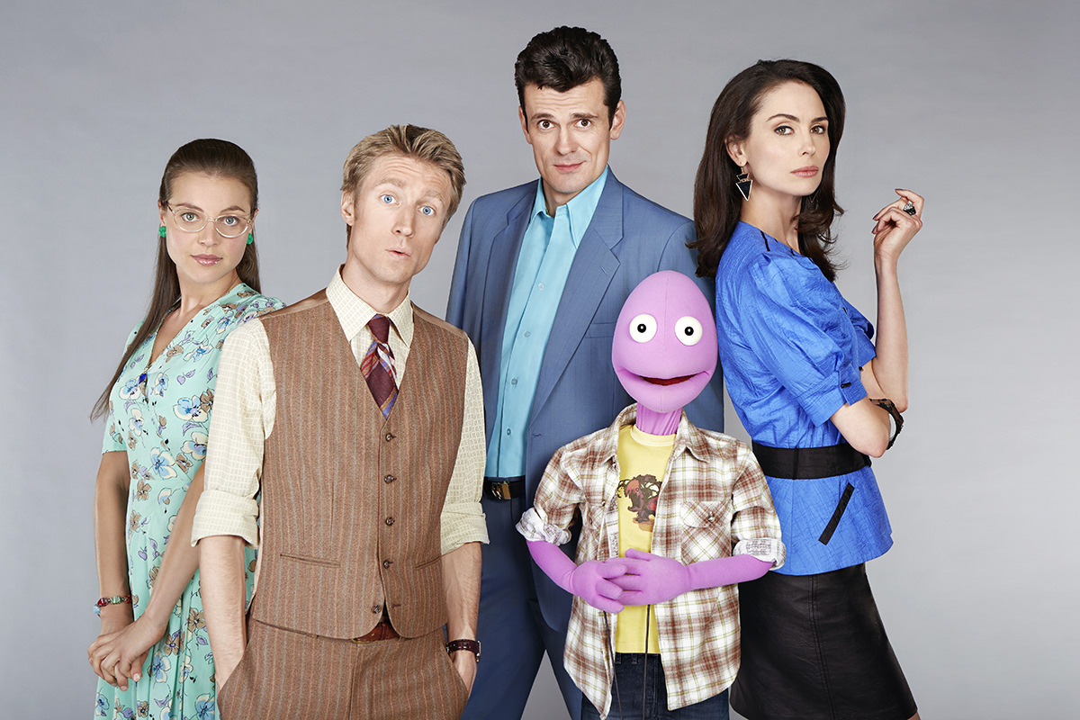The cast of Sammy J and Randy in Ricketts Lane. Supplied by Screen Australia.