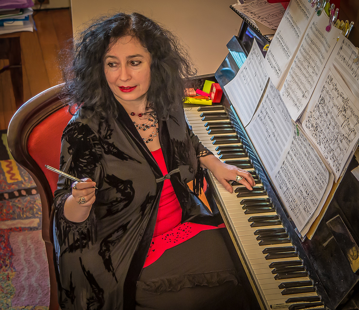 Music composer for The Divorce, Elena Kats-Chernin. Supplied by The Divorce.