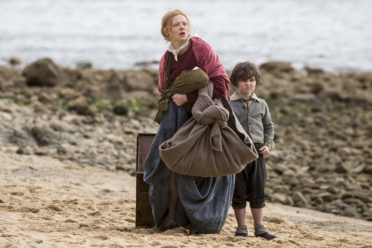 Sarah Snook stars in The Secret River. Supplied by Screen Australia.
