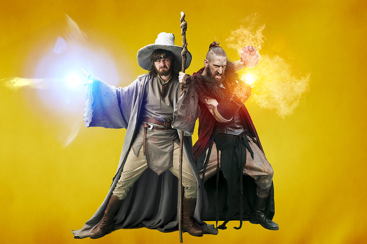 Michael Shanks and Mark Bonanno star in The Wizards of Aus.